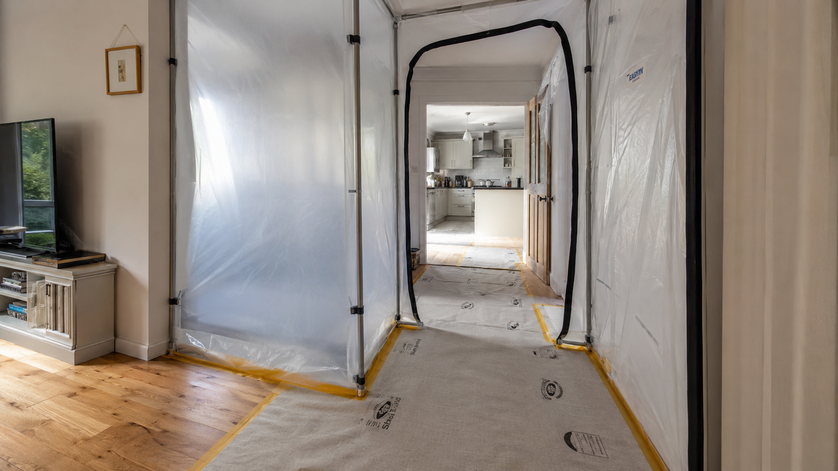 Phased home renovation in Dublin with extension work and a protected walkway