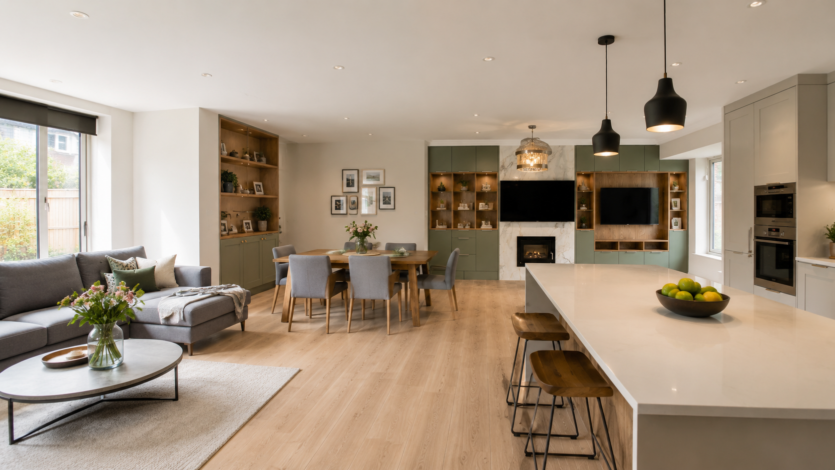 Structural wall removal and RSJ installation for an open plan renovation in Dublin